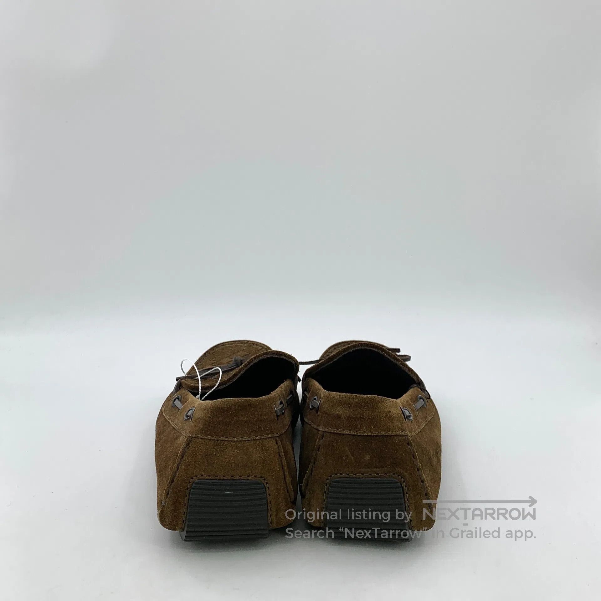 Bottega Veneta Bottega Veneta Dark green woven drawstring bow casual flat Size US 9.5 / EU 42-43 - 4 Thumbnail