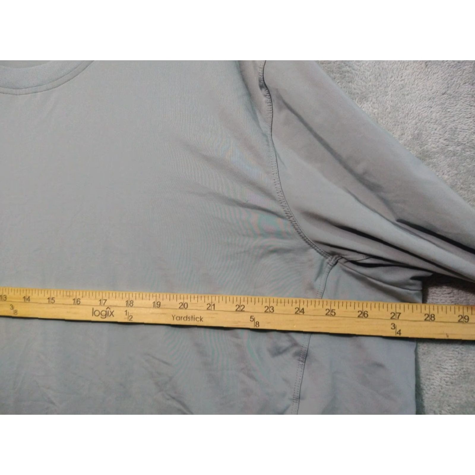 Duluth Trading Company Duluth Trading Co. Shirt Mens 2XL Gray Regular Fit Long Sleeve Crew Neck Shirt Size US XXL / EU 58 / 5 - 4 Thumbnail