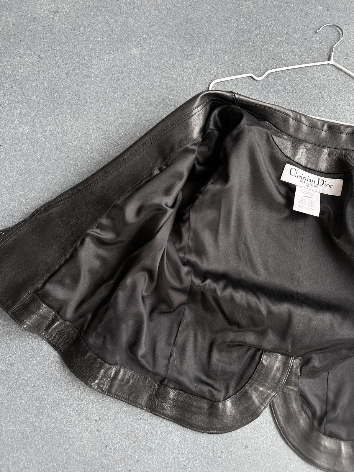 Christian Dior Monsieur DIOR by John Galliano Leather Black Bondage Buckle Jakcet Size M / US 6-8 / IT 42-44 - 10 Thumbnail