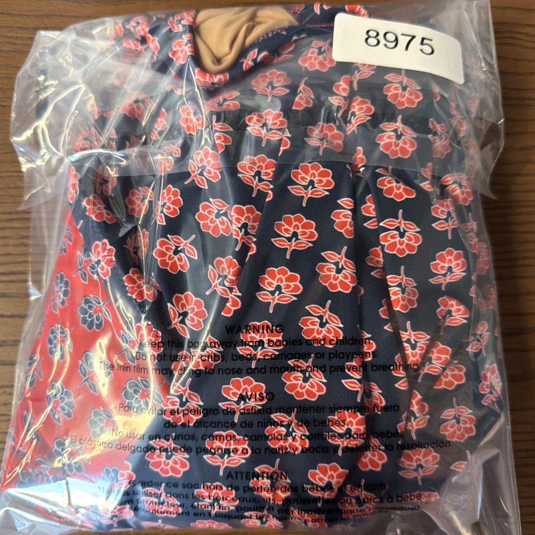 J.Crew VINTAGE Women’s J.Crew Floral Cutout Swimsuit with Bow Size 2XL Plus Size Size ONE SIZE - 5 Thumbnail