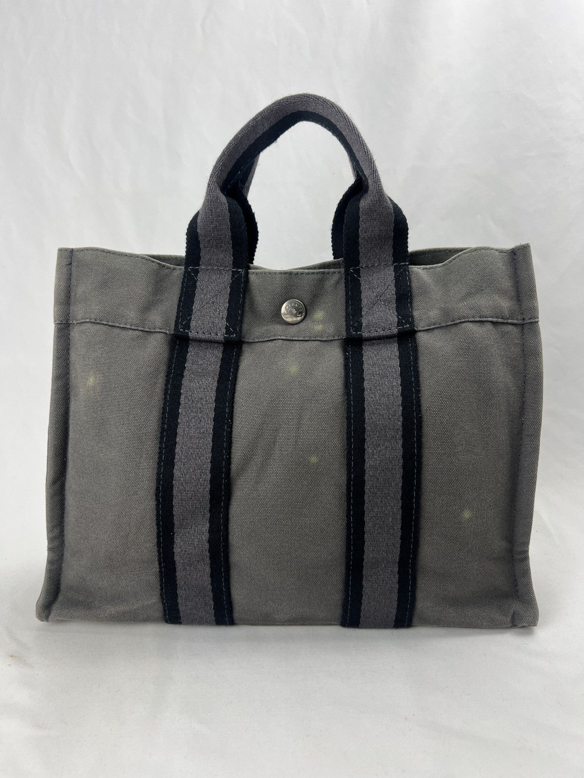 Hermes Hermes Fourre Tout Canvas Tote Bag Size ONE SIZE - 1 Thumbnail