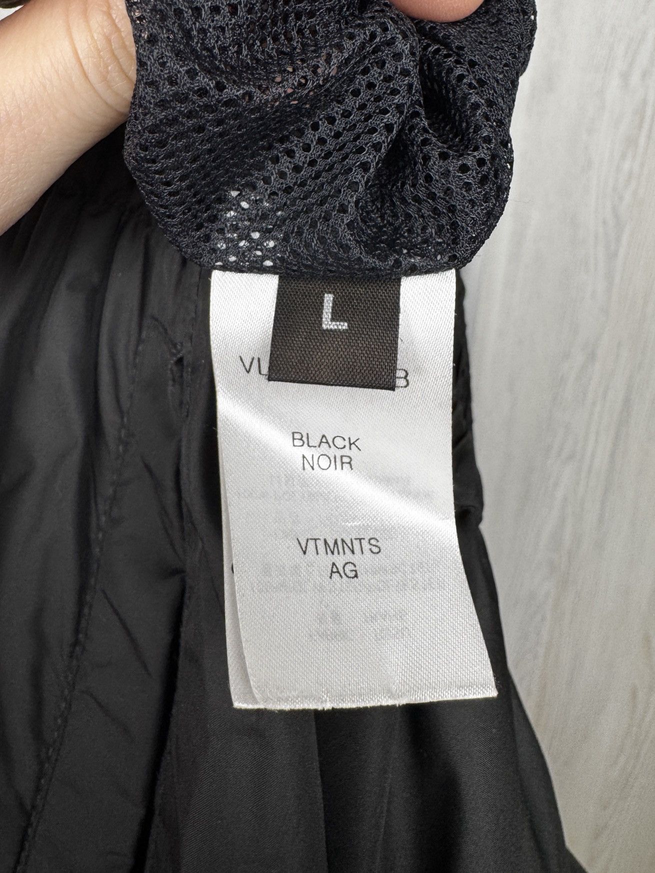 VTMNTS VTMNTS Black Barcode Print Joggers Nylon Size US 34 / EU 50 - 12 Thumbnail
