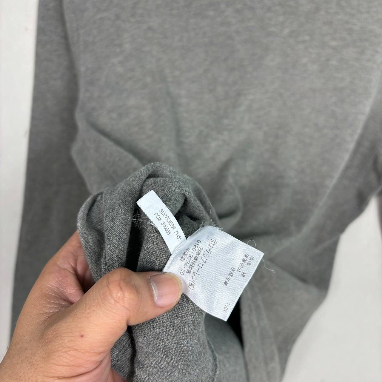 Polo Ralph Lauren Polo Ralph Lauren Gray 1/4 Zip Sweatshirt Thrashed Sun Faded Size US M / EU 48-50 / 2 - 12 Thumbnail