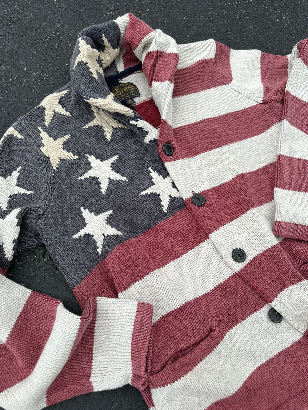 Lucky Brand Lucky brand, American flag cardigan Size US M / EU 48-50 / 2 - 3 Thumbnail