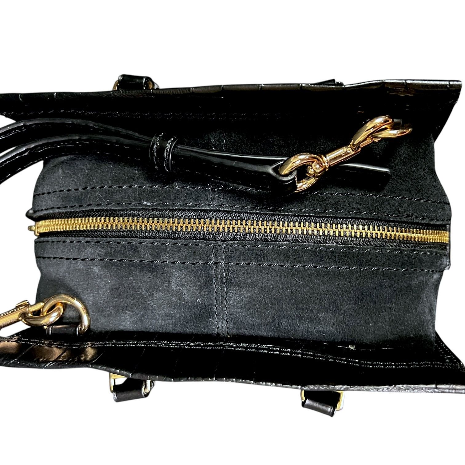 Marc Jacobs Marc Jacobs Cruiser Crocodile Embossed Satchel $495 Retail Size ONE SIZE - 7 Thumbnail