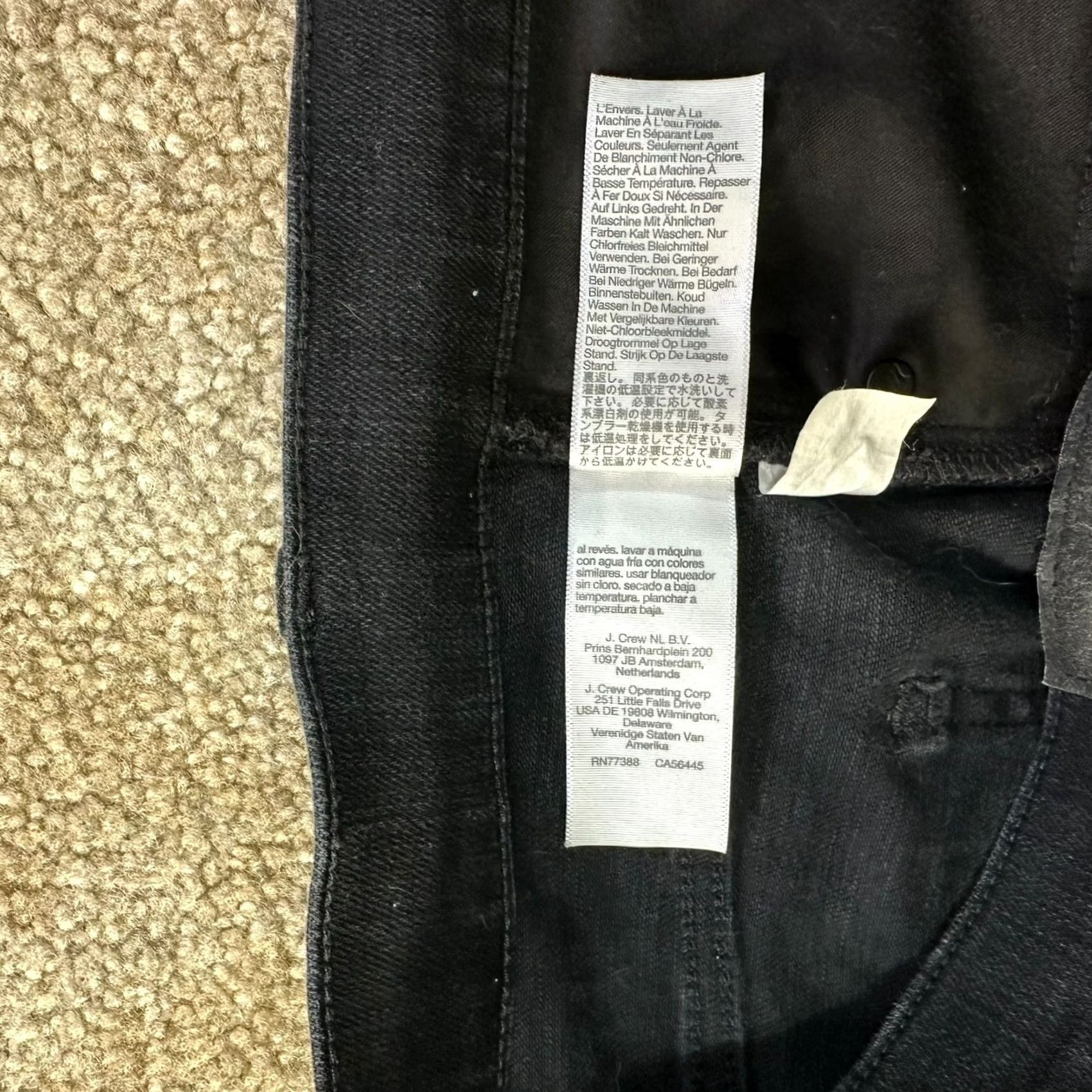 Madewell Madewell Jeans Black 33T Wide-Leg Womens Cotton Elastane Denim 5-Pocket High Rise Inseam 29 Vintage N/A Size 24" / US 00 / IT 34 - 5 Thumbnail