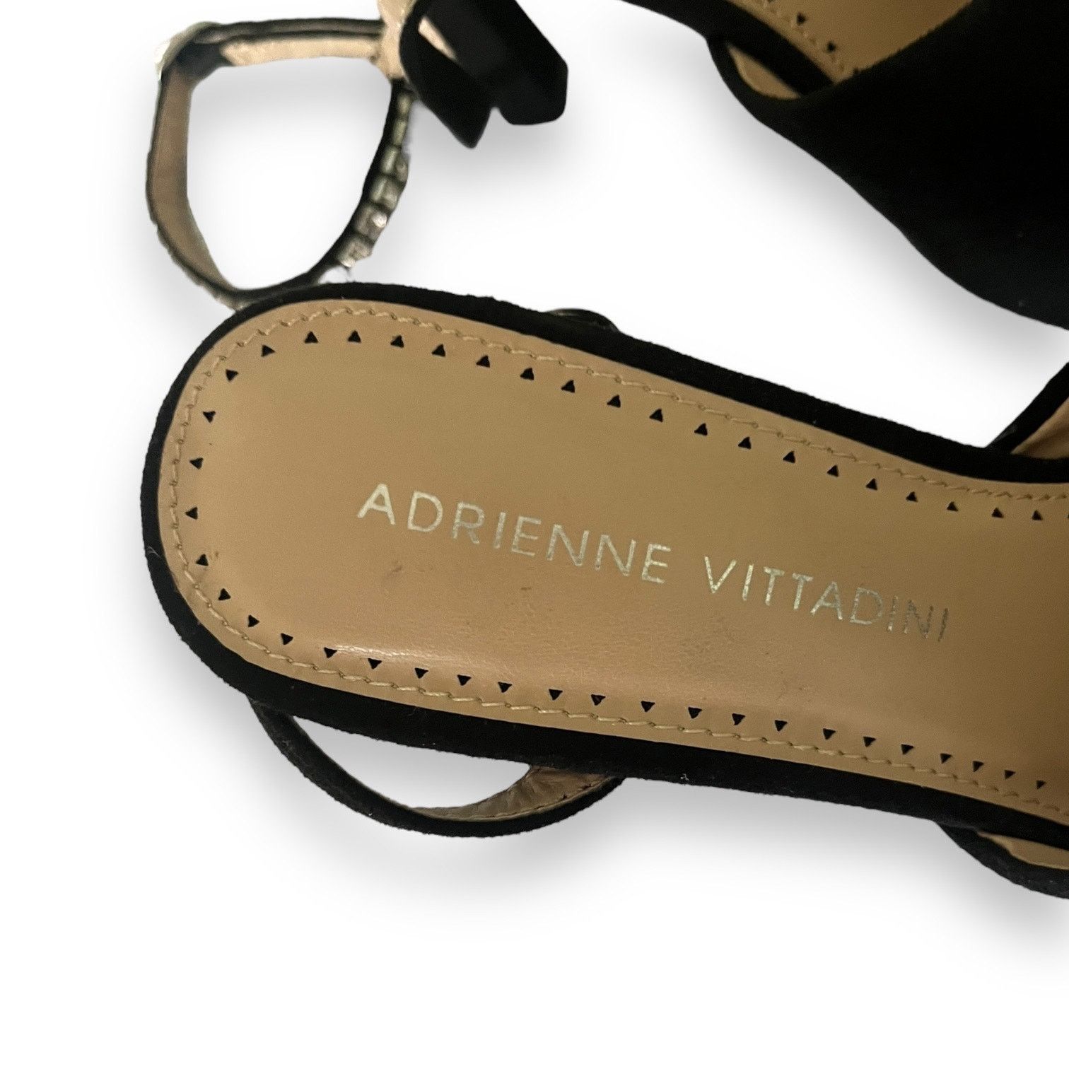 Other Adrienne Vittadini Ginnie rhinestone ankle accented heels Size US 6 / IT 36 - 10 Thumbnail