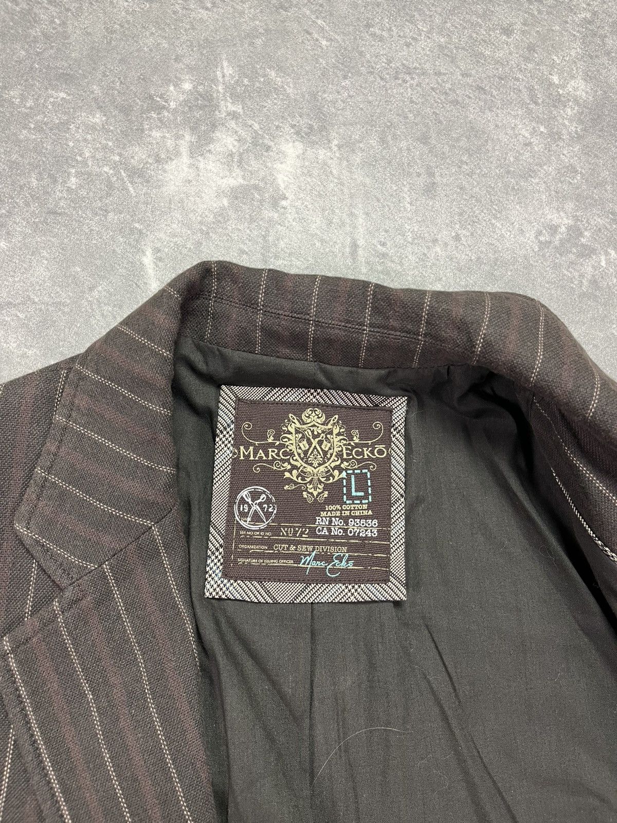 Marc Ecko Marc Ecko Immortalize Embroidered Blazer Jacket 00s Y2K L Size US L / EU 52-54 / 3 - 7 Thumbnail
