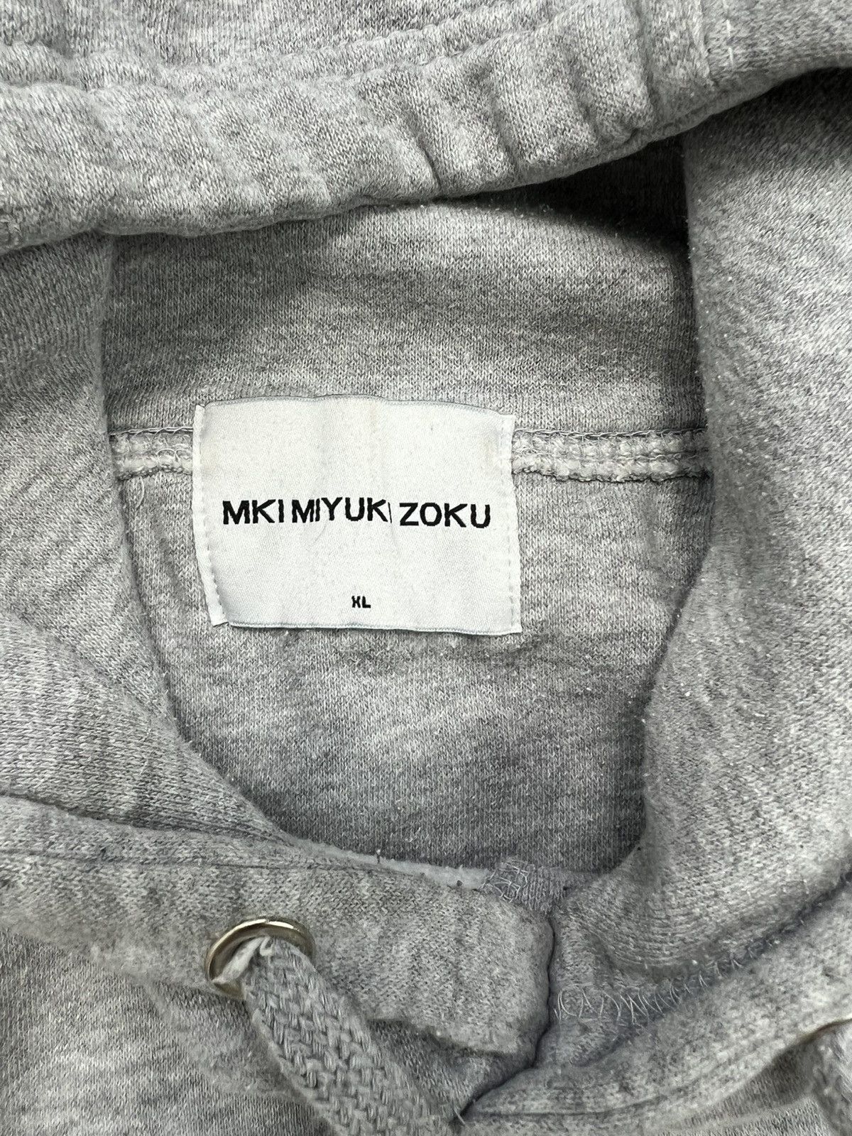Mki Miyuki Zoku Baggy Hoodie Mki Miyuki Zoku Big Logo Grey Size US XL / EU 56 / 4 - 3 Thumbnail