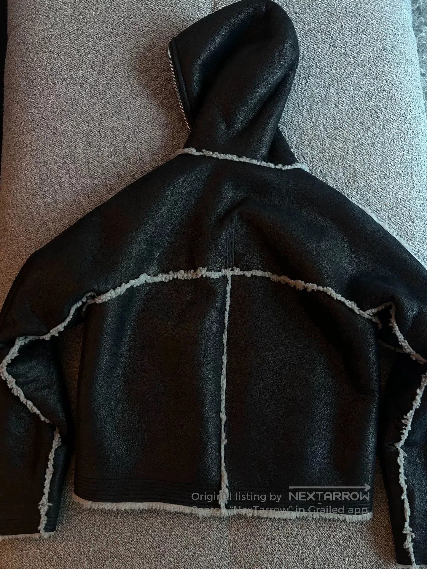 Rick Owens Rick Owens Shearling Jacket in Black Pearl. Size US M / EU 48-50 / 2 - 2 Thumbnail