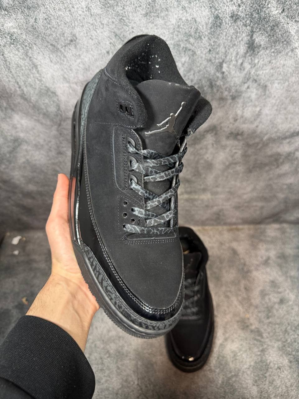 Jordan Brand Size 12 | Jordan 3 Black CatNo Box | Pre-Owned Size US 12 / EU 45 - 1 Thumbnail