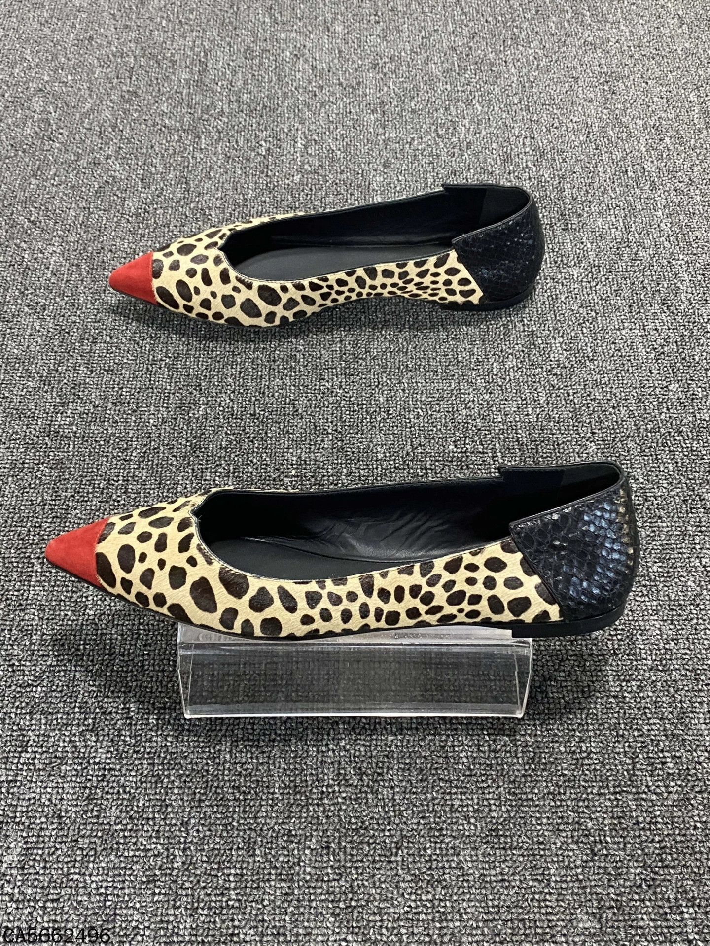 Giuseppe Zanotti Giuseppe Zanotti Unused Leopard Horsehair Flat SZ37 Size US 6 / IT 36 - 3 Thumbnail