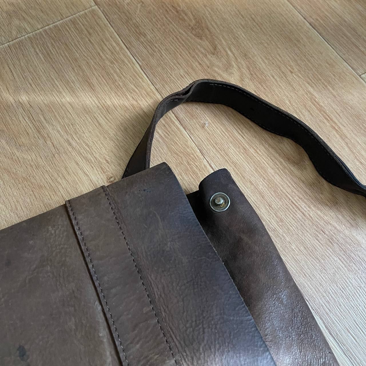 Japanese Brand Leather Backpack Size ONE SIZE - 7 Thumbnail