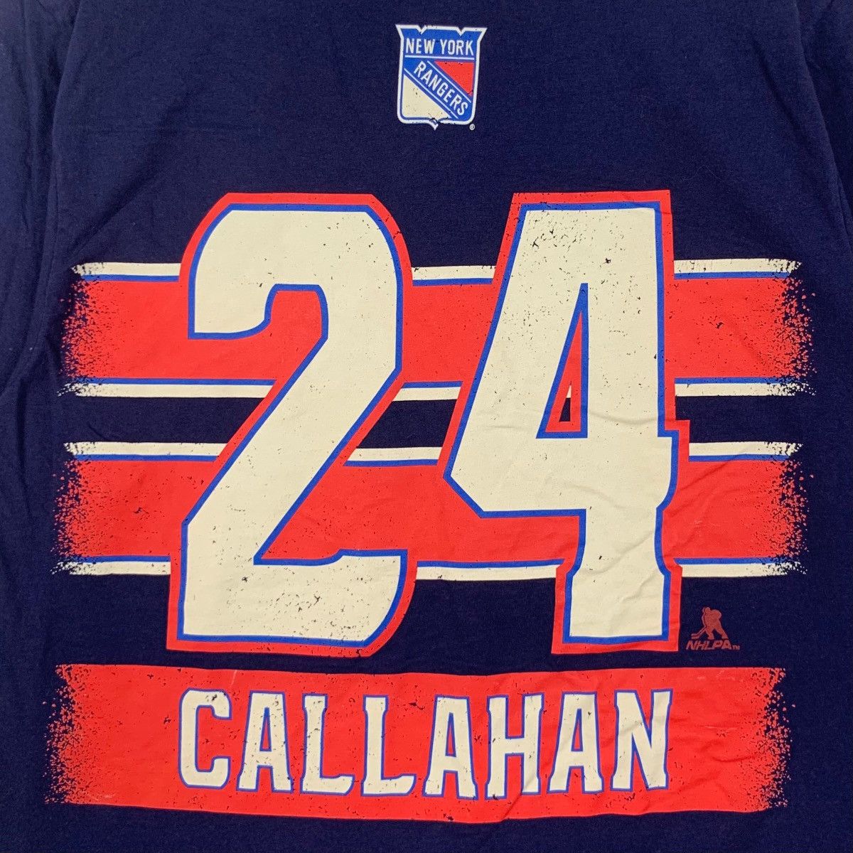 NHL × Reebok Vintage NHL NEW YORK Rangers Reebok Callahan Tee Shirt Size US M / EU 48-50 / 2 - 7 Thumbnail