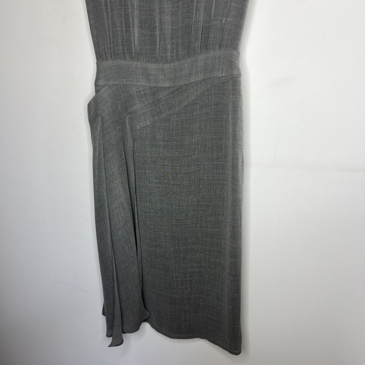 Chanel Chanel Archive Long Gray Dress 90s Unique Silk Size S / US 4 / IT 40 - 4 Thumbnail