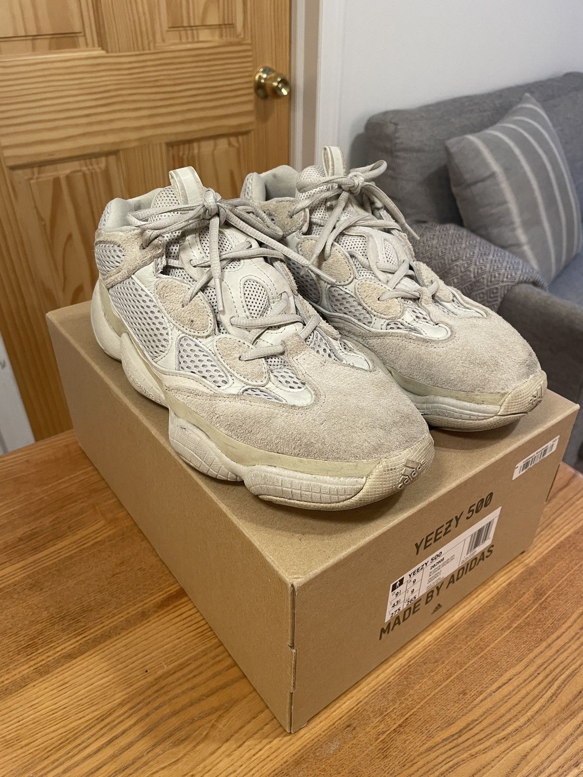 Adidas Adidas Yeezy 500 Blush | Grailed