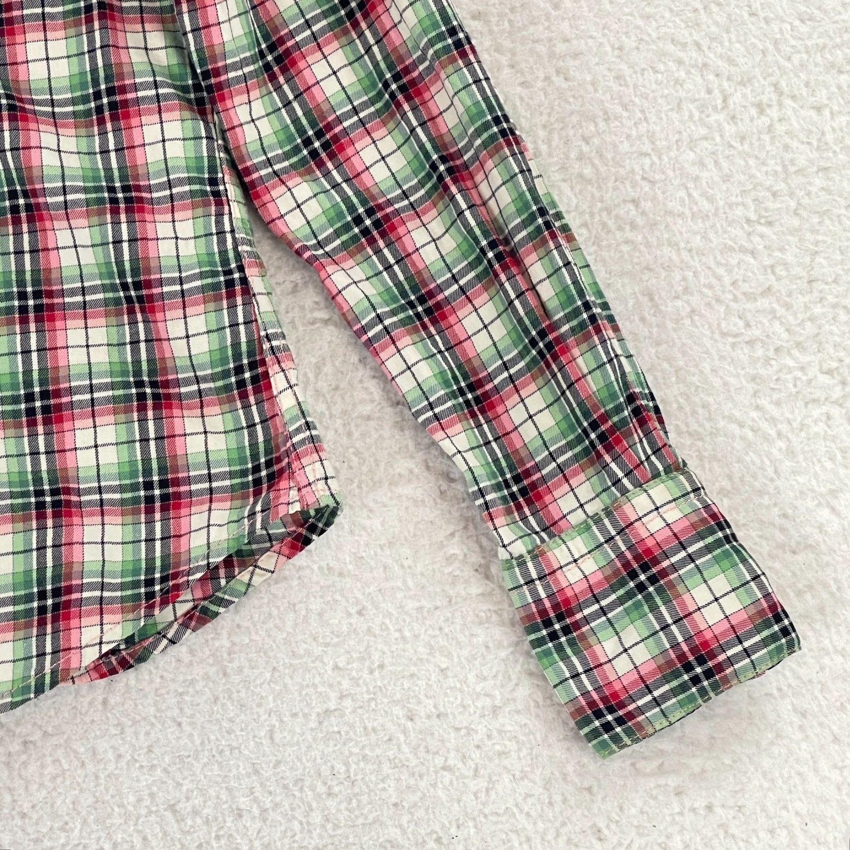 Polo Ralph Lauren Polo Ralph Lauren Shirt Womens Medium Pink Plaid Snap Button Long Sleeve 100% Cotton Size M / US 6-8 / IT 42-44 - 4 Thumbnail