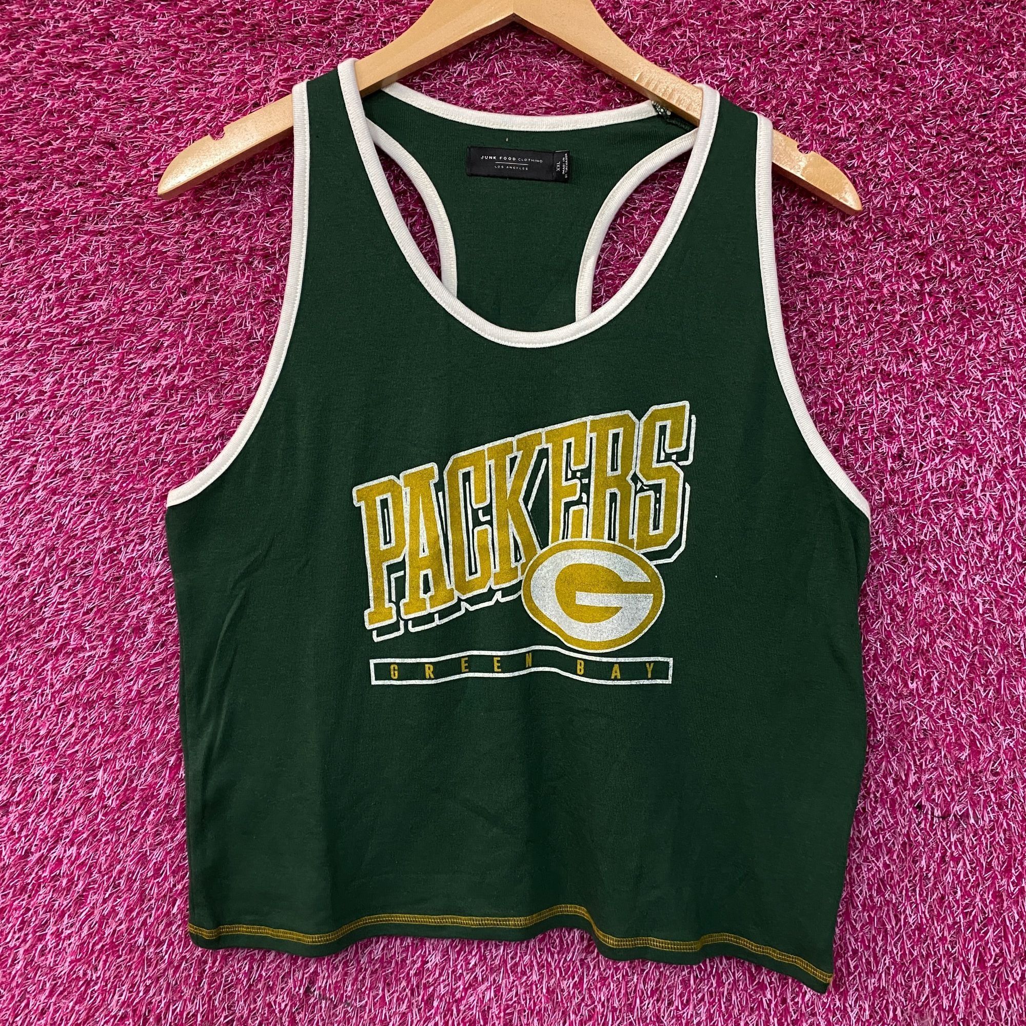 Junk Food Junk Food Clothing Green Bay Packers Tank Top 2XL Size XXL / US 16-18 / IT 52-54 - 1 Thumbnail