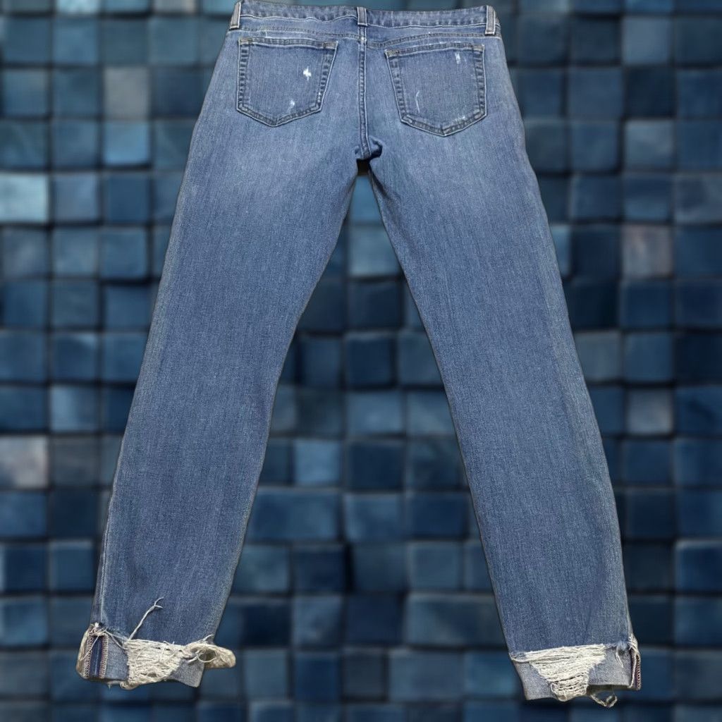 Vintage Joe's Jeans Womens Jeans 29 Blue Denim Mid Rise Skinny Medium Wash Distressed Size 29" - 1 Thumbnail