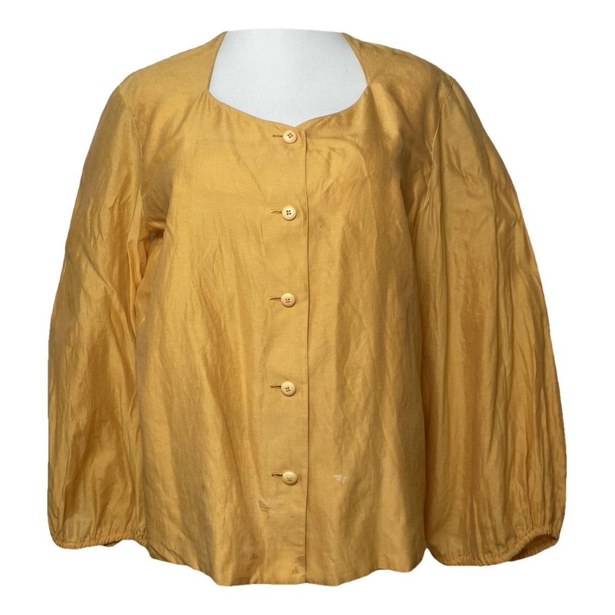 Dior Yellow Cotton Jacket Size M / US 6-8 / IT 42-44 - 1 Thumbnail