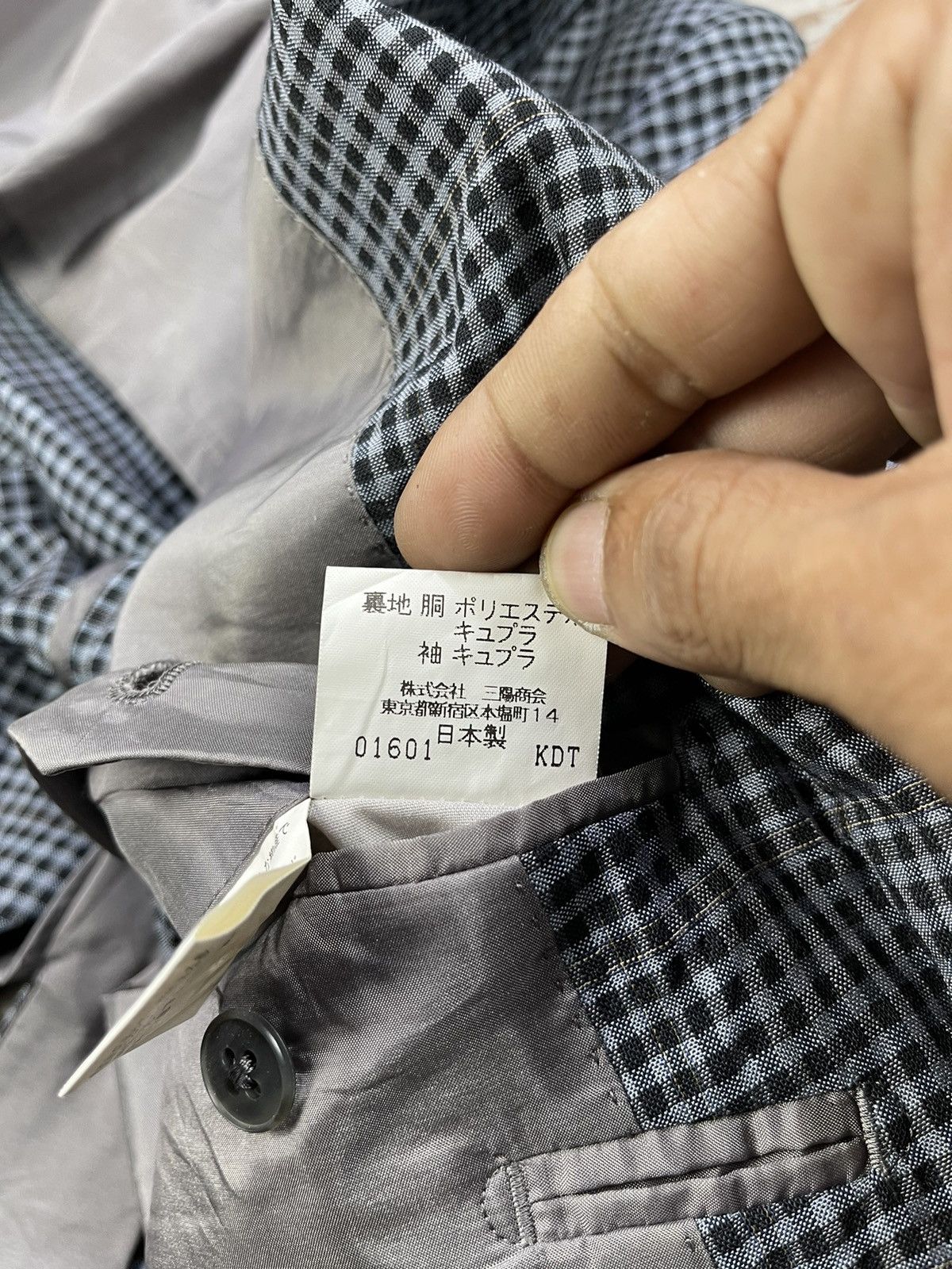 Burberry Burberry London Checked Plaid Silky Wool Blazer Size US M / EU 48-50 / 2 - 16 Thumbnail