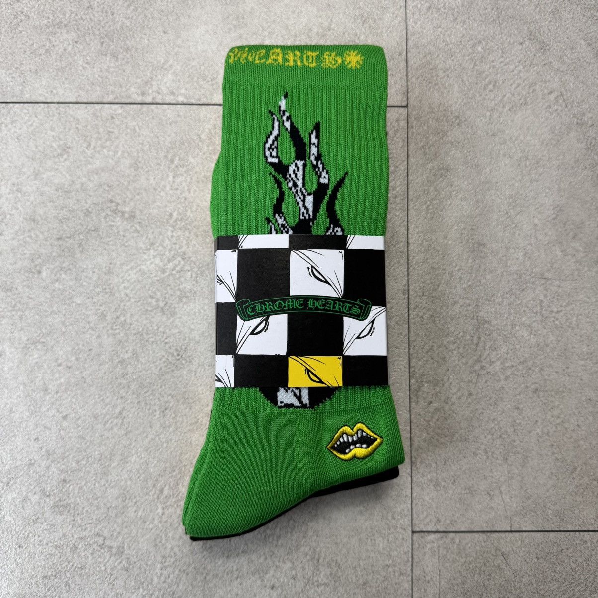 Chrome Hearts Chrome Hearts Matty Boy Fire Socks Multi Size ONE SIZE - 1 Thumbnail
