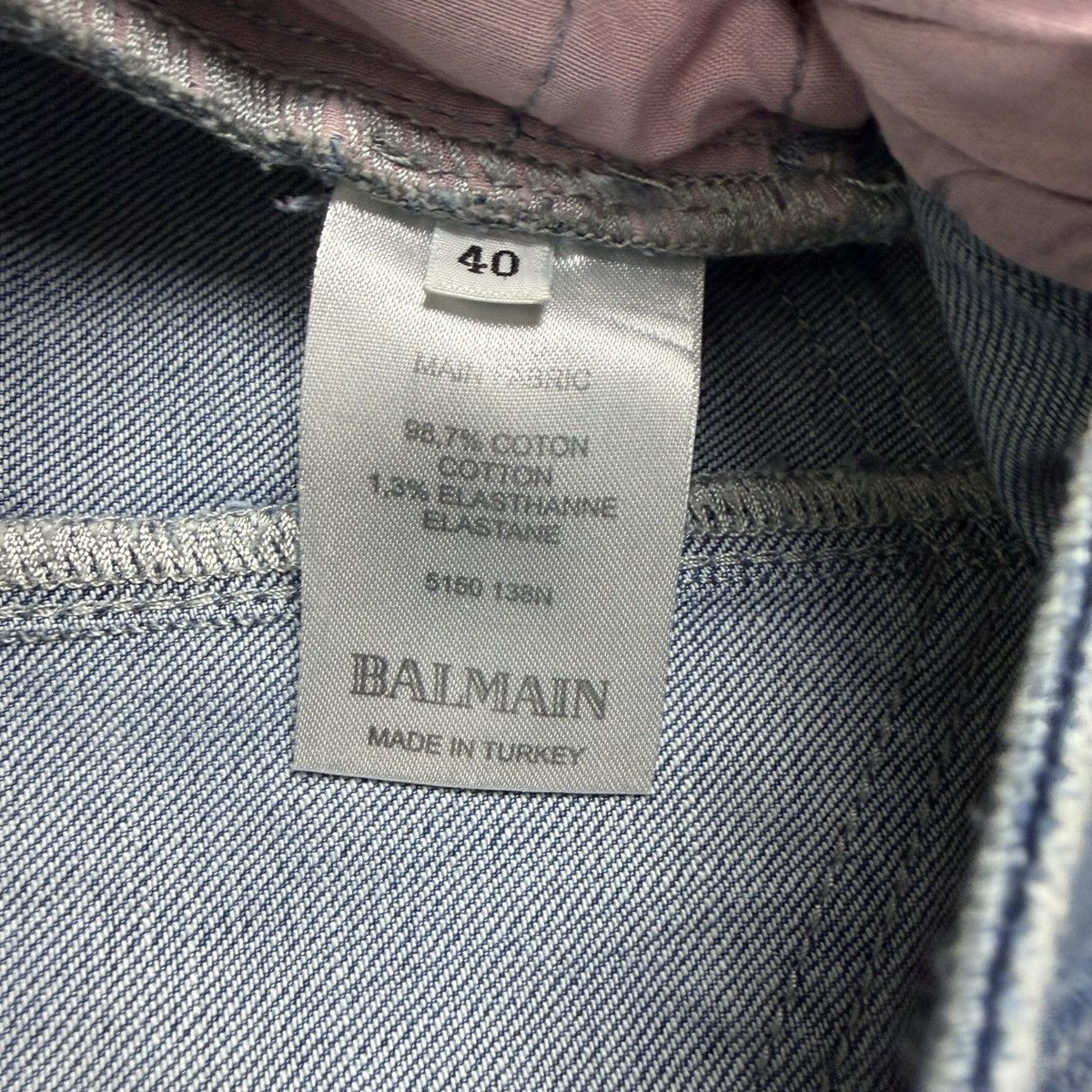 Balmain Balmain biker denim Size US 31 - 4 Thumbnail
