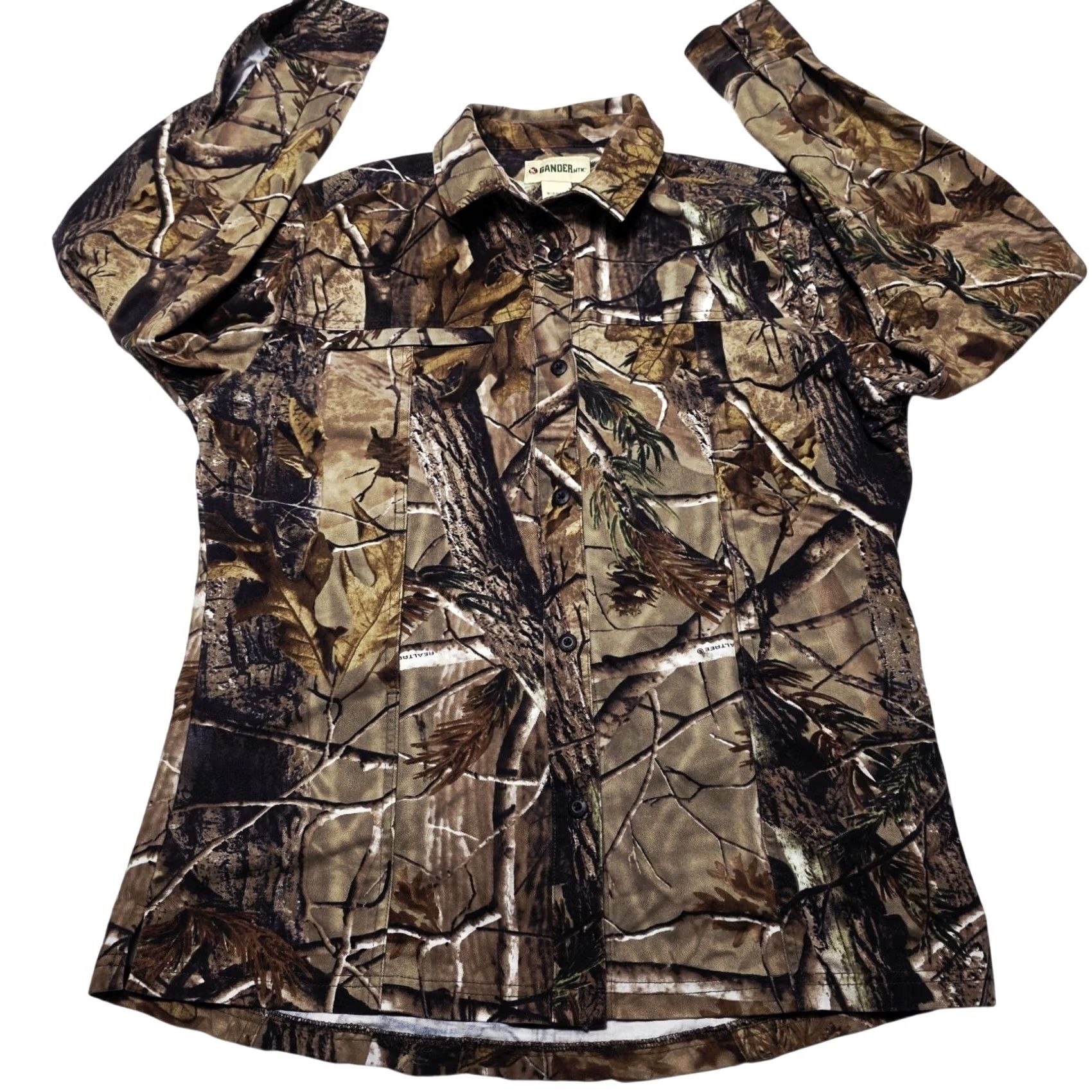 Realtree Gander Mountain Women’s Long Sleeve Shirt Realtree Camo Medium Chamois Size M / US 6-8 / IT 42-44 - 2 Thumbnail