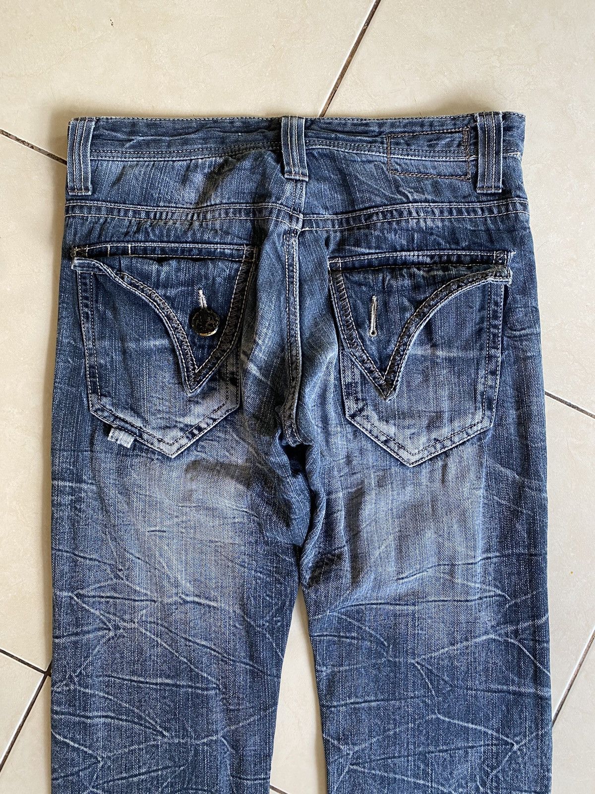 14th Addiction × Hysteric Glamour × If Six Was Nine Blow bye blue punks Jeans Size US 30 / EU 46 - 6 Thumbnail