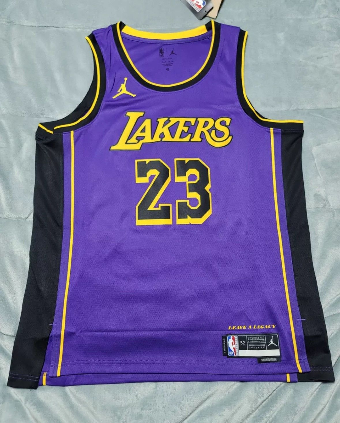 Jordan Brand × NBA New Nike Jordan Lakers Statement Jersey XL LeBron James Size US XL / EU 56 / 4 - 1 Thumbnail
