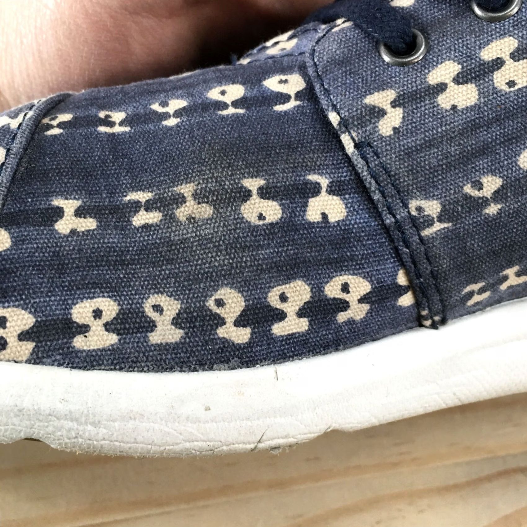 Toms Toms Del Rey Sneakers Womens Shoes 8 Blue Athletic Lace Up Low Top 10010000 Size M / US 6-8 / IT 42-44 - 5 Thumbnail