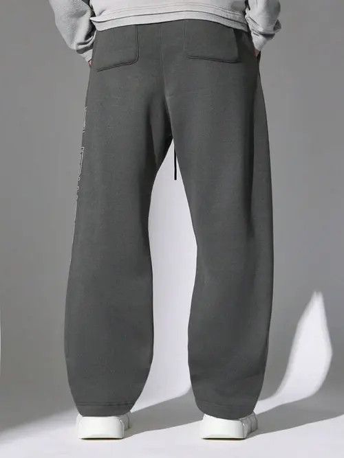 Japanese Brand × Vintage Fleece loose DRIP Y2K Sweatpants Size US 36 / EU 52 - 2 Thumbnail