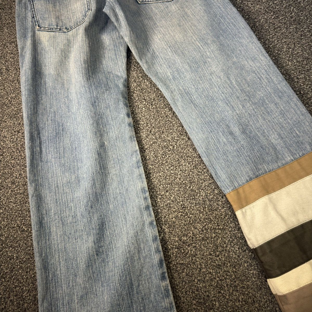 14th Addiction 🔥Japanese Double Layer Ttu Knit Distressed Denim y2k Style Size US 30 / EU 46 - 12 Thumbnail