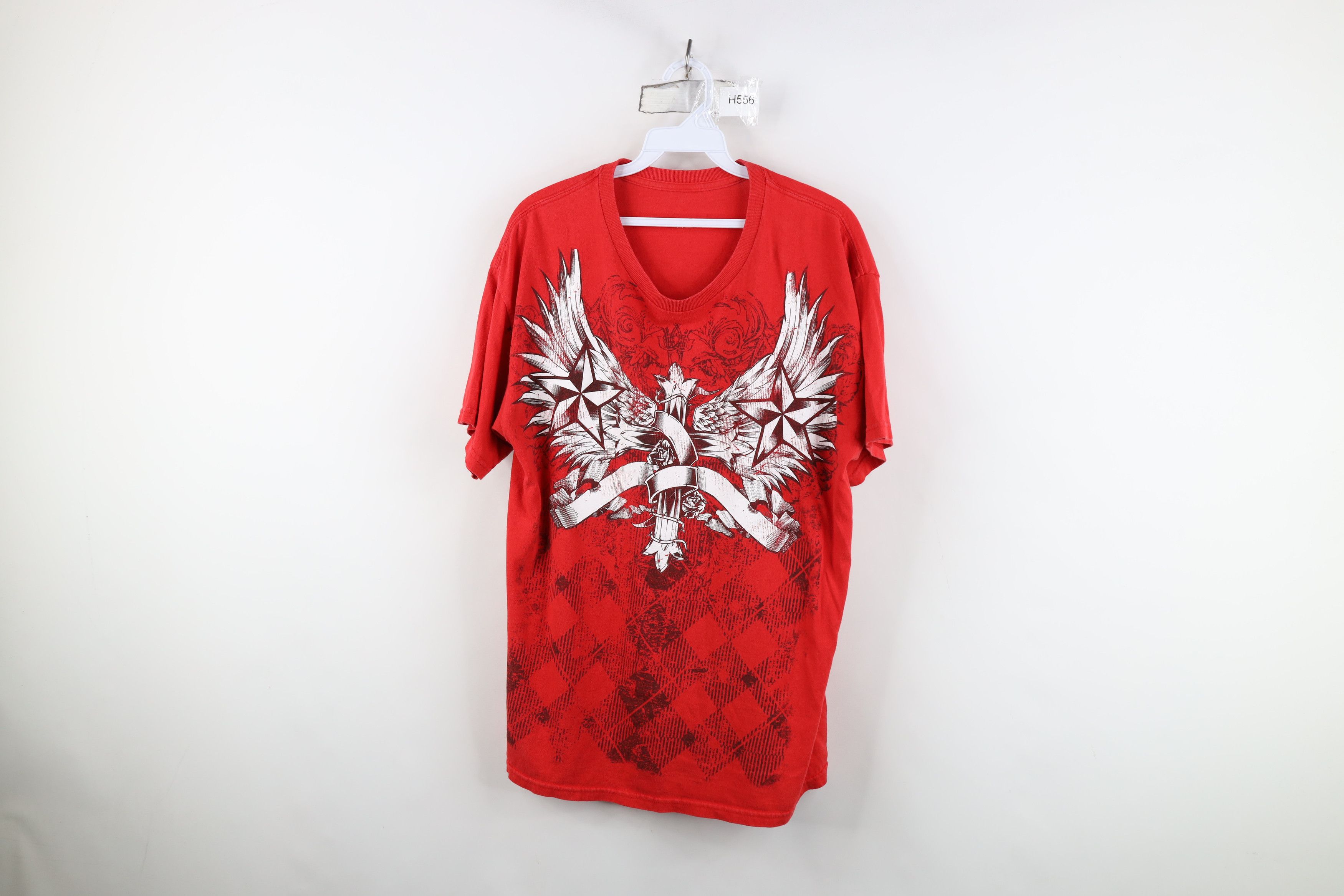 Vintage Vintage Y2K Streetwear Tribal Cross UFC MMA Fighting T-Shirt Size US L / EU 52-54 / 3 - 1 Thumbnail