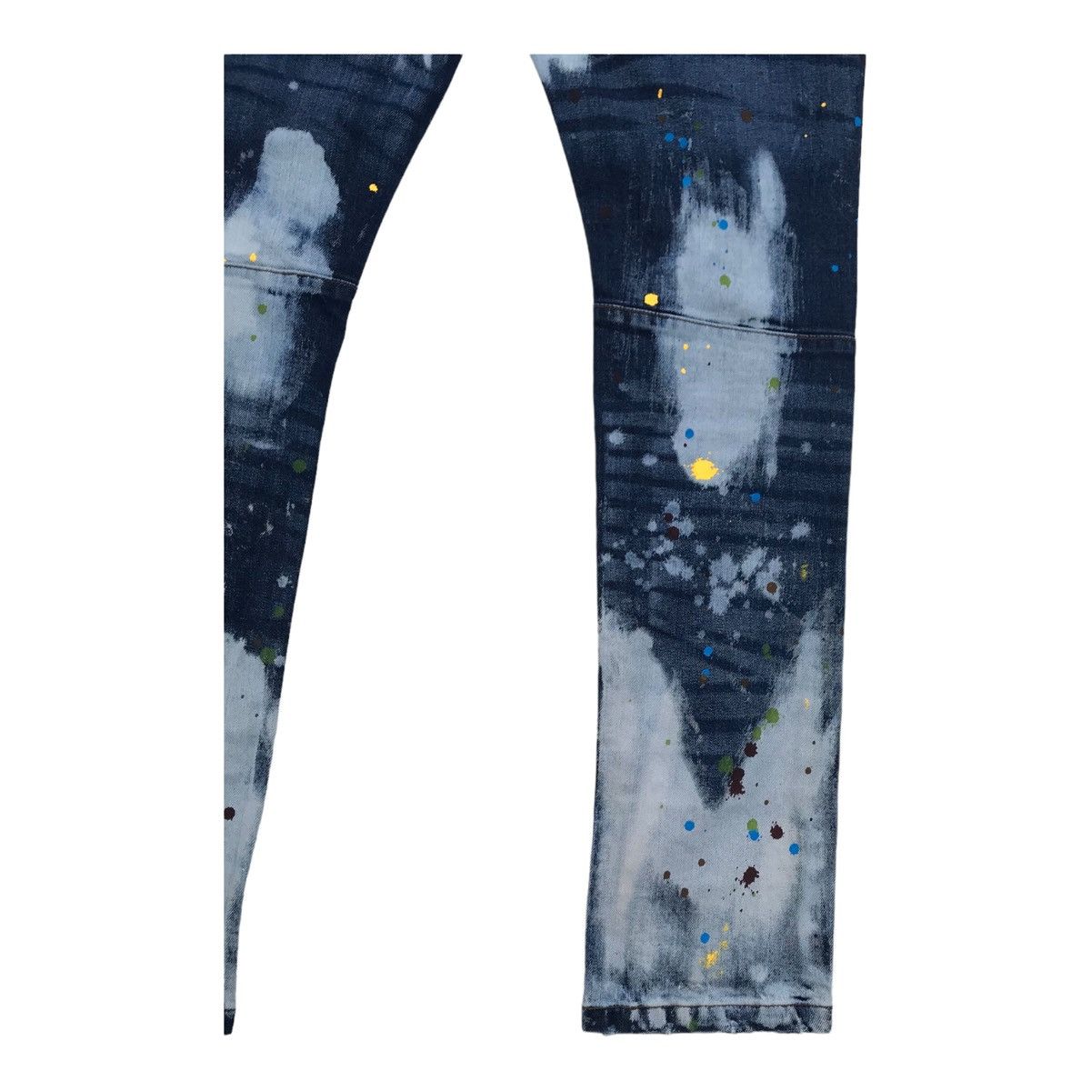 Other FWRD Distressed Bleached Streetwear Paint Splash Denim Pants Size US 35 - 11 Thumbnail