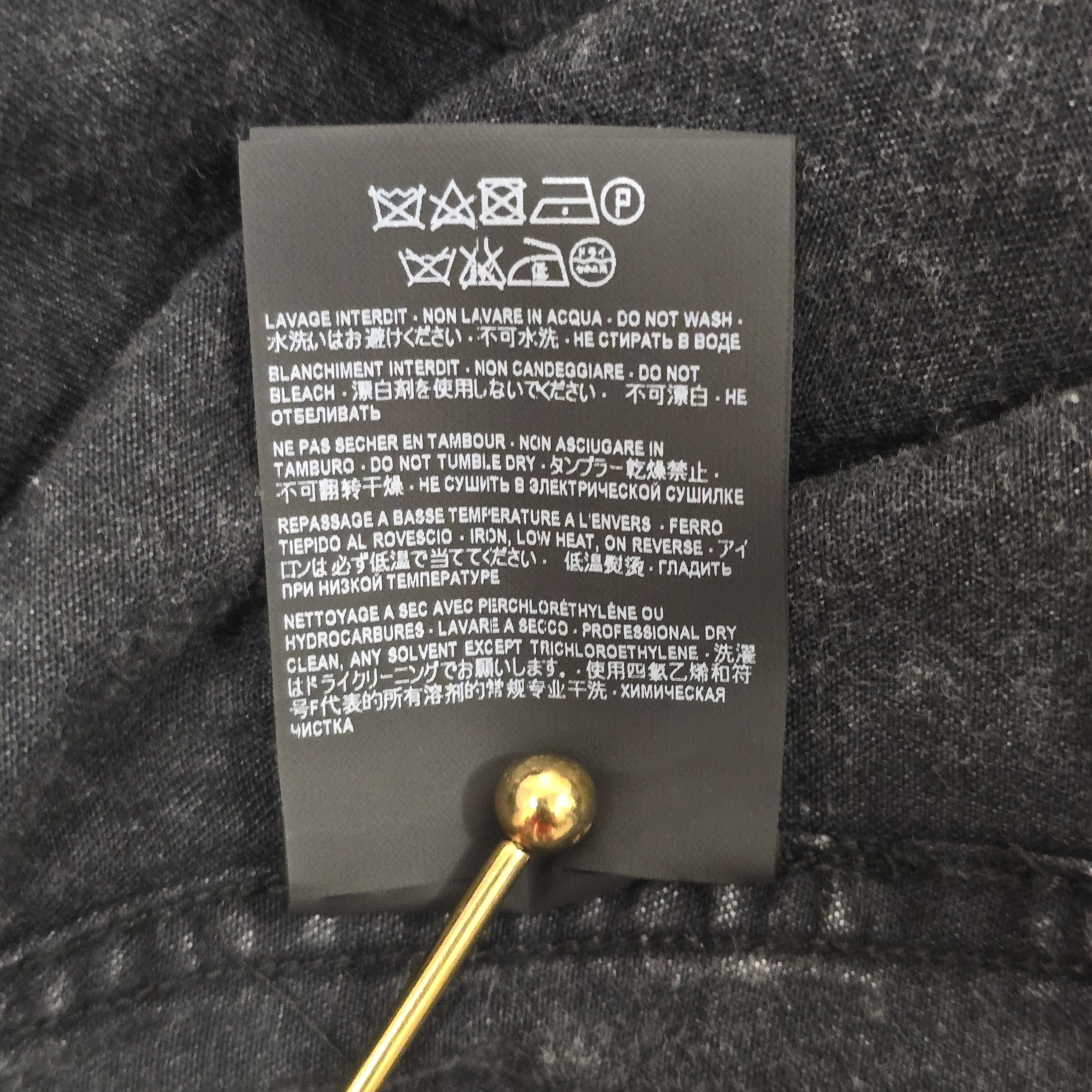 Saint Laurent Paris Acid-Washed Denim Shirt Size US S / EU 44-46 / 1 - 12 Thumbnail