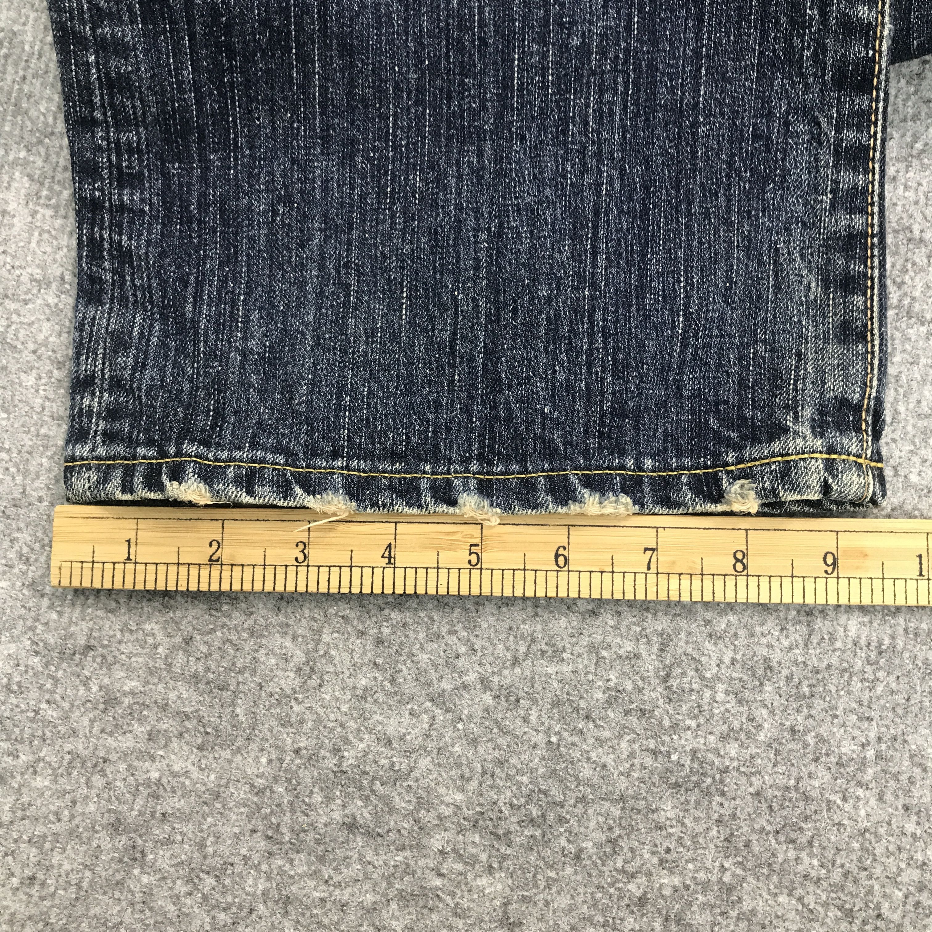 Edwin × Japanese Brand Flared Edwin distressed denim bootcut denim pants Size US 34 / EU 50 - 11 Thumbnail