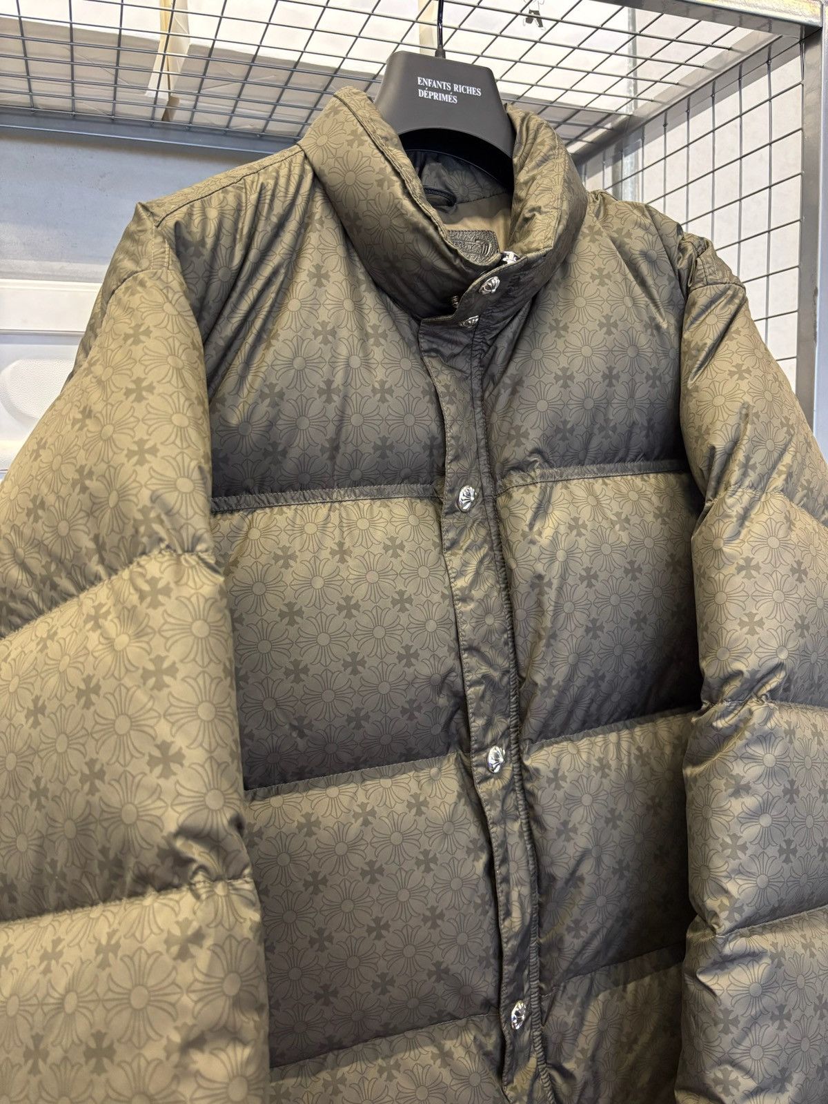 Chrome Hearts Chrome hearts pattern stuff puffer down jacket Size US XL / EU 56 / 4 - 3 Thumbnail