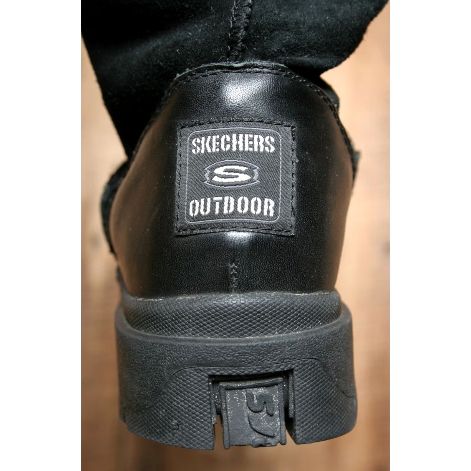 SKECHERS SKECHERS Black Leather & Suede Faux Fur Lined 8" Winter Boots Women's Sz. 9 Boots Mens? (Note: No, do not add) Size US 6 / IT 36 - 7 Thumbnail