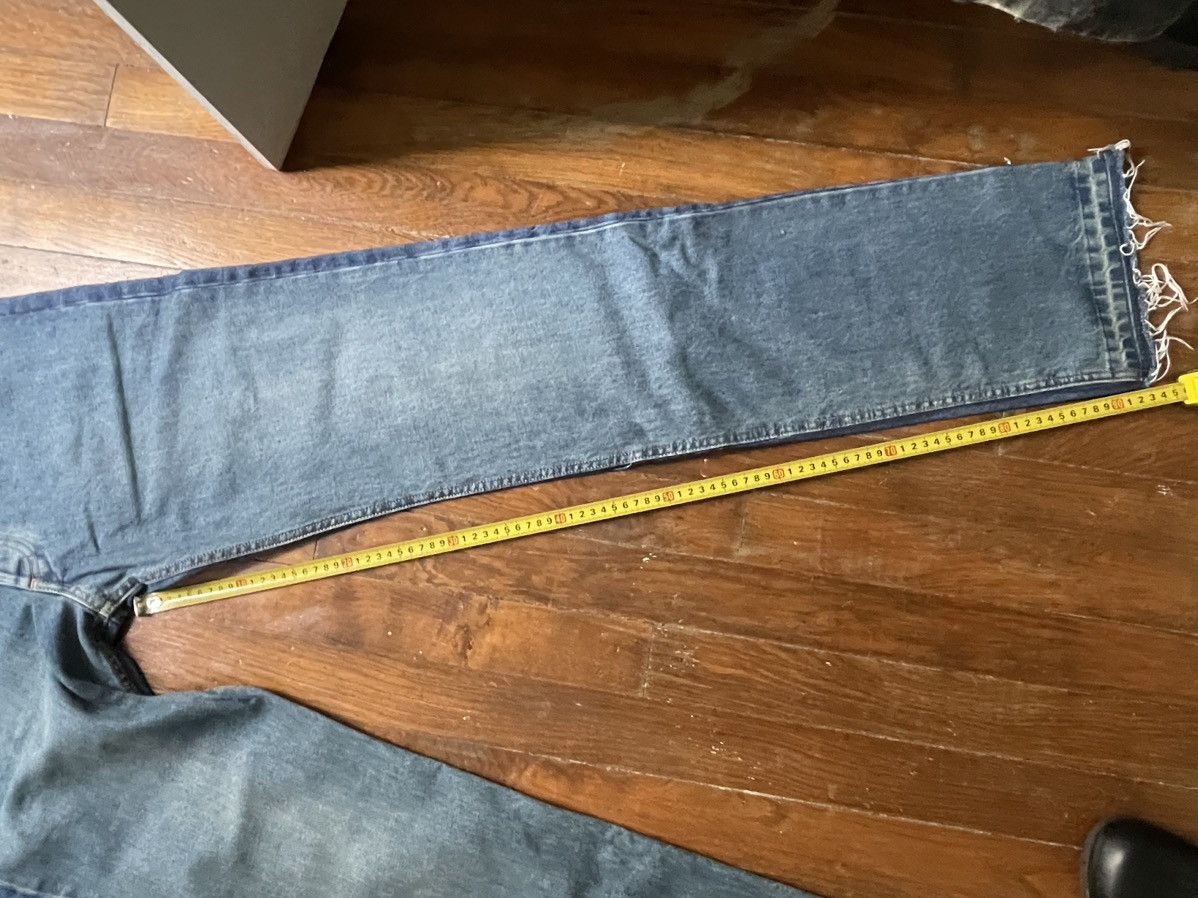 Maison Margiela Amazing very rare Maison Margiela two tone raw edge jeans Size US 33 - 18 Thumbnail