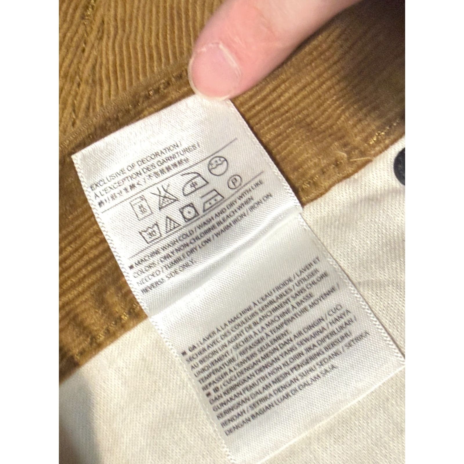 Old Navy Old Navy Pants Men Slim Fit Straight Leg 34x34 Brown Velvet Corduroy Casual Pants Mens Brown Velvet Slim Fit Straight Leg 34x34 Regular Weight: 34x34 Size US 34 / EU 50 - 6 Thumbnail