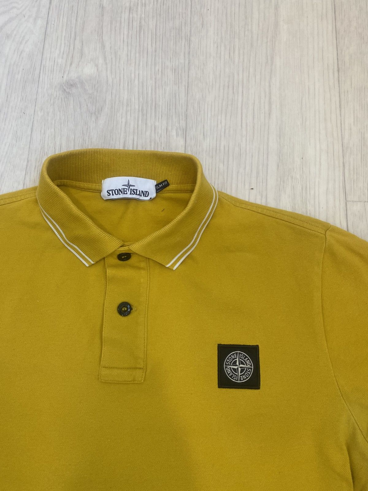 Stone Island Stone Island Polo Mens Yellow Size S Size US S / EU 44-46 / 1 - 2 Thumbnail