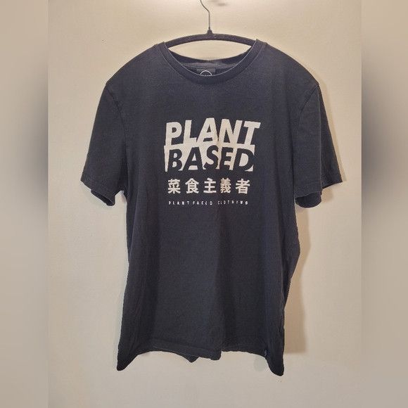 Other Plant Based Kanji Tee - Black T-Shirt - Plant Faced - M Size US M / EU 48-50 / 2 - 3 Thumbnail