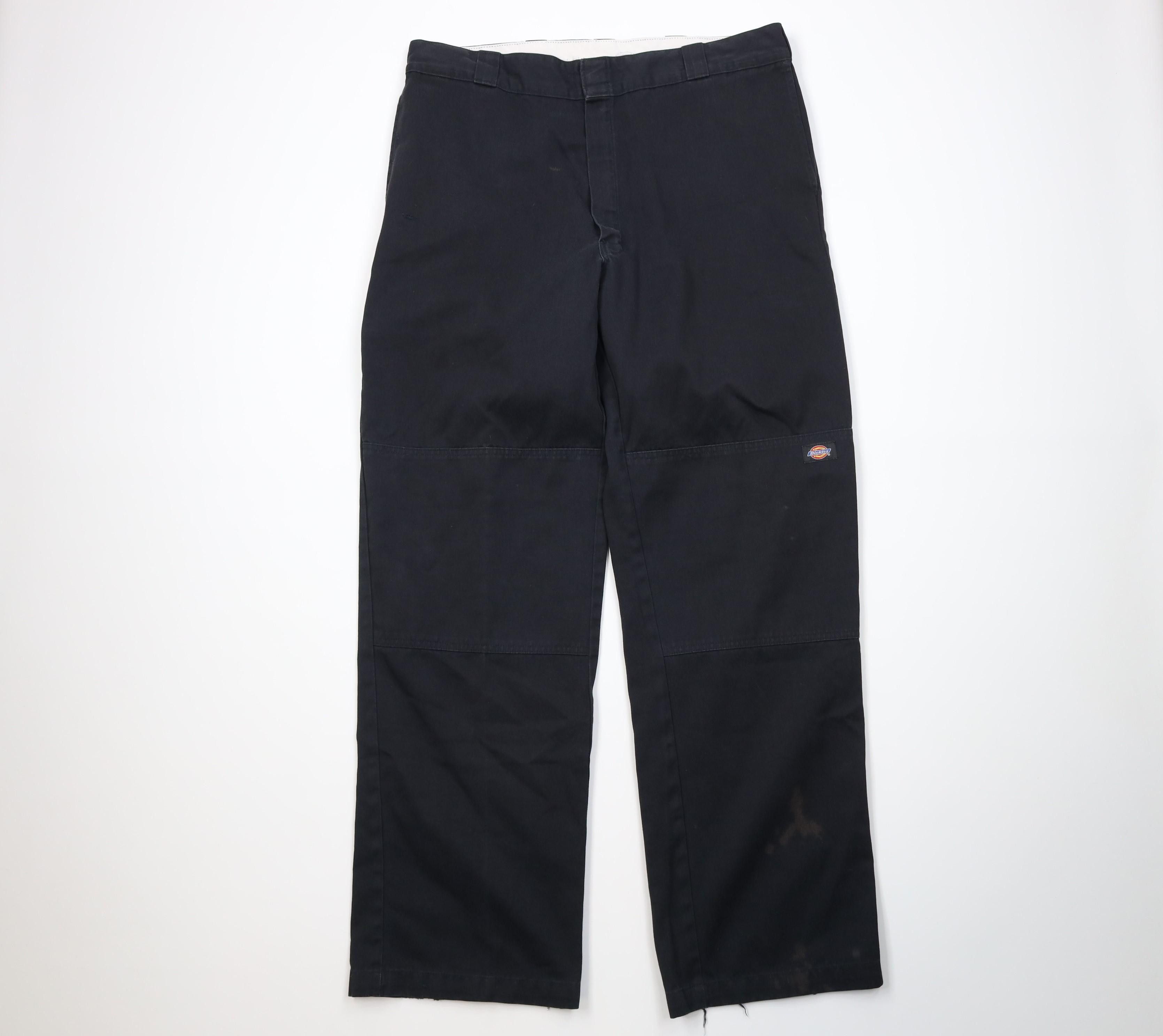 Dickies Vintage Y2K Dickies Loose Double Knee Wide Leg Pants Black Size US 38 / EU 54 - 1 Thumbnail