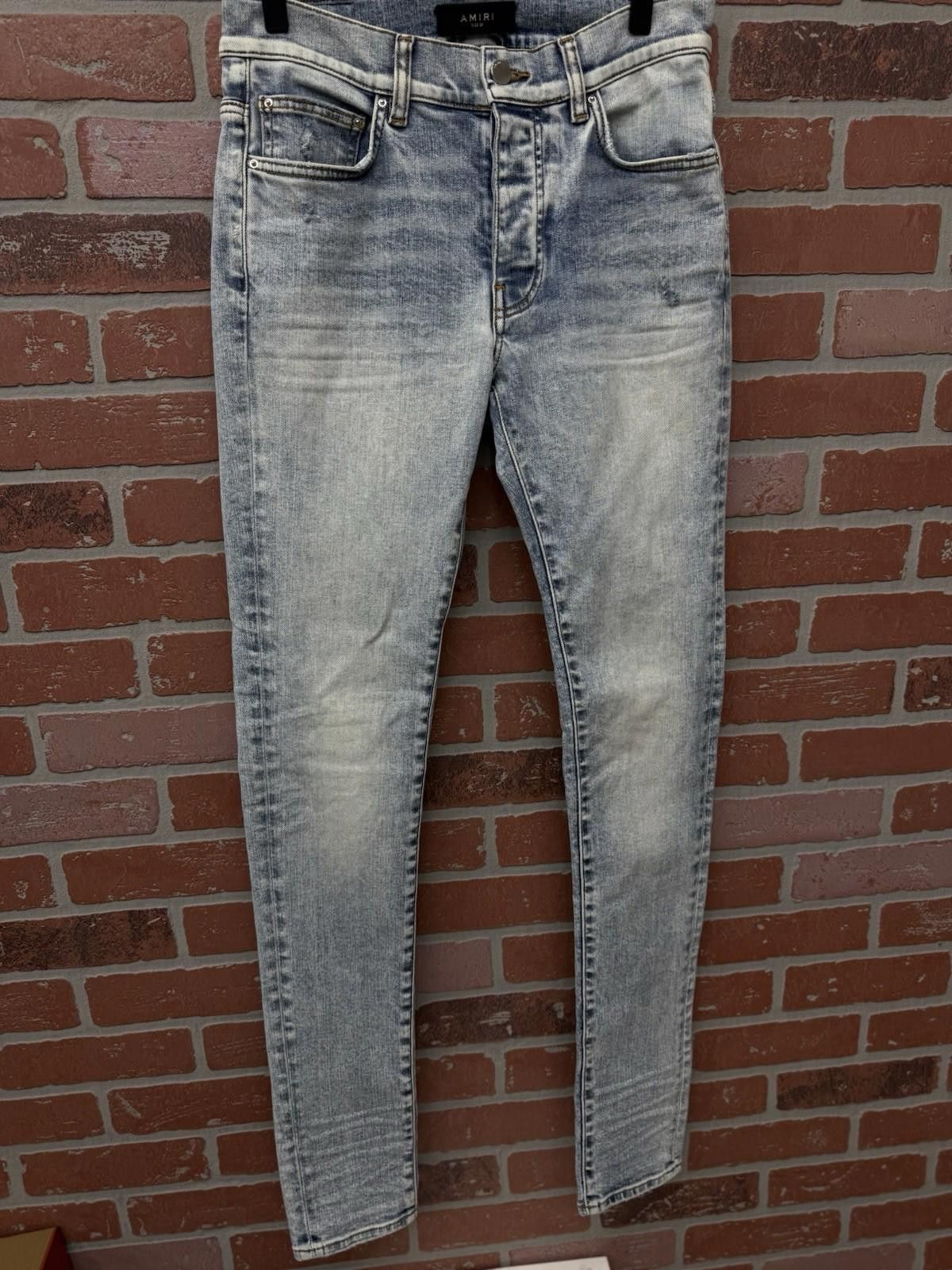 Amiri Amiri Blue Regular Jeans Size 29 Skinny (NEW) 100% Authentic Size US 29 - 2 Thumbnail