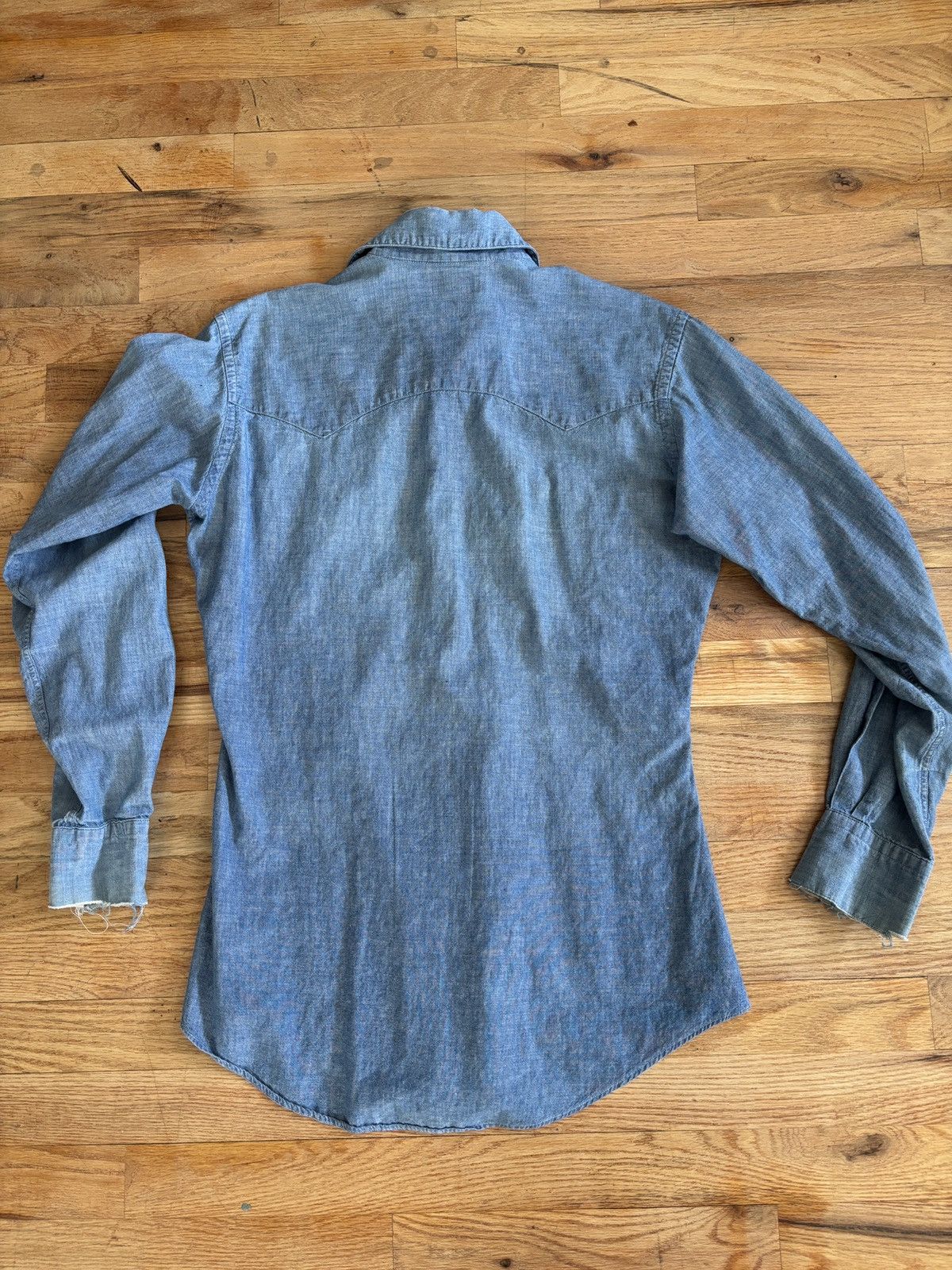 Polo Ralph Lauren Vintage Polo Ralph Lauren Denim Western Button Down Shirt Size US S / EU 44-46 / 1 - 9 Thumbnail