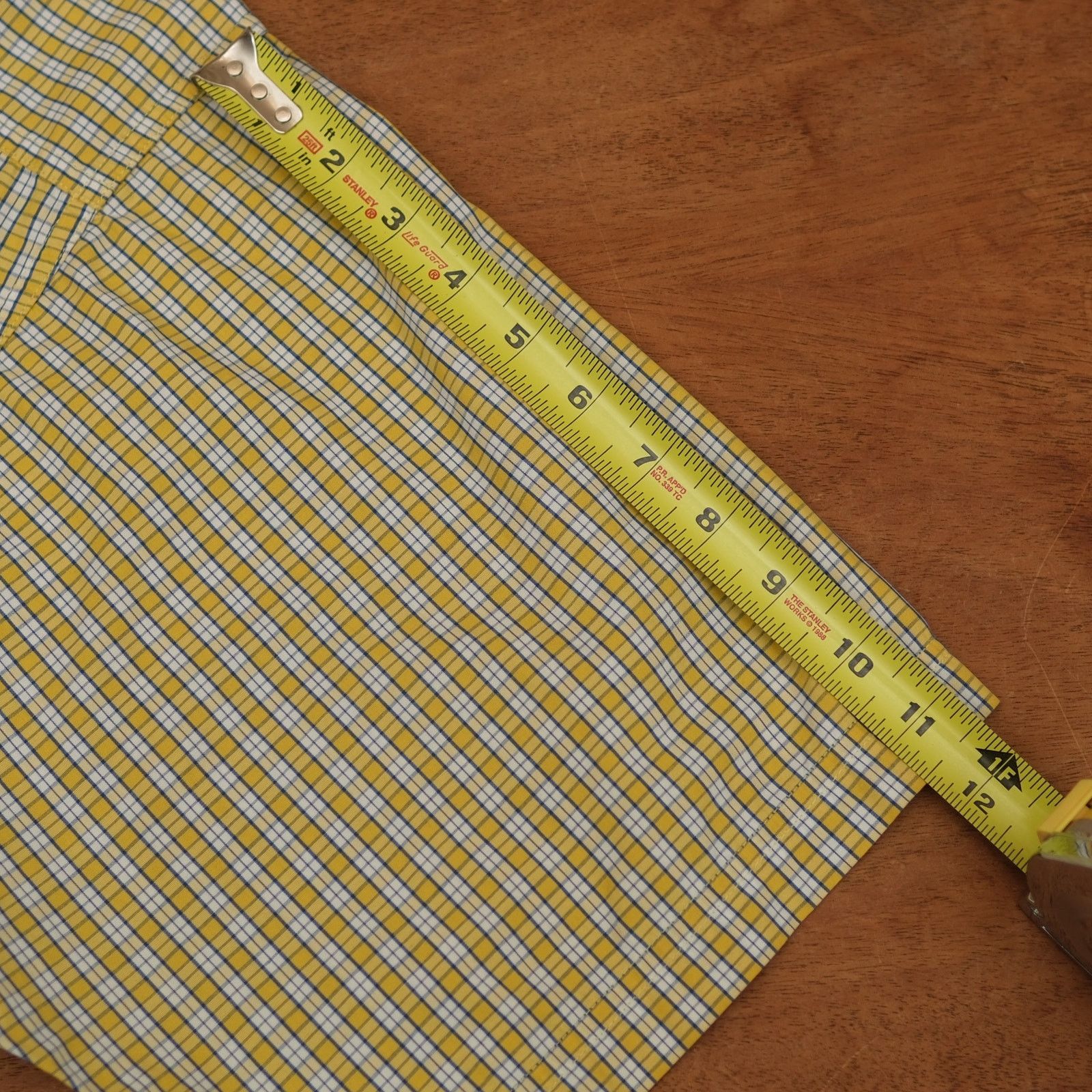 Fubu FUBU Y2K Men's Yellow Plaid S/S Button Down Shirt - Large Size US L / EU 52-54 / 3 - 12 Thumbnail