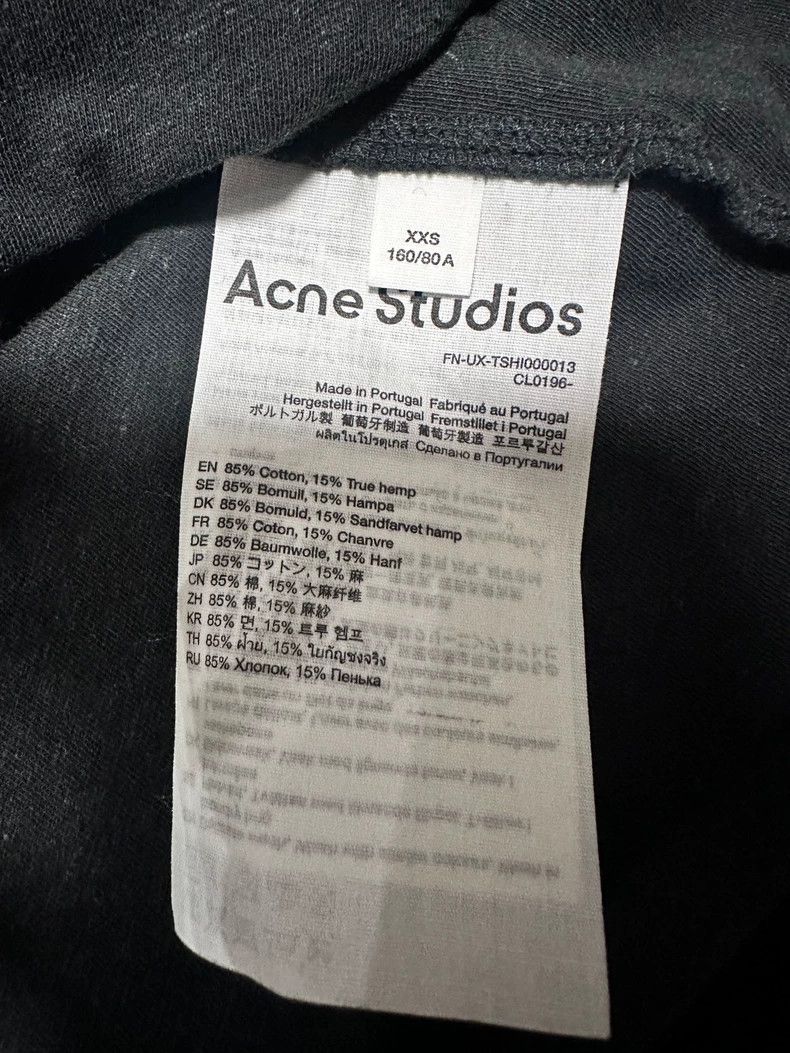 Acne Studios acne studios Black short-sleeved shirt 2506-Nextarrow Size US XXS / EU 40 - 6 Thumbnail