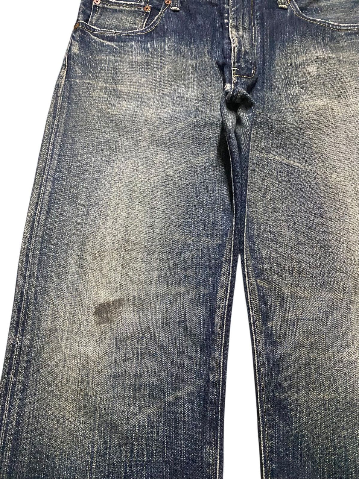 Japanese Brand Vintage Japanese Brand Back Number Faded Distressed Loose Size US 34 / EU 50 - 7 Thumbnail
