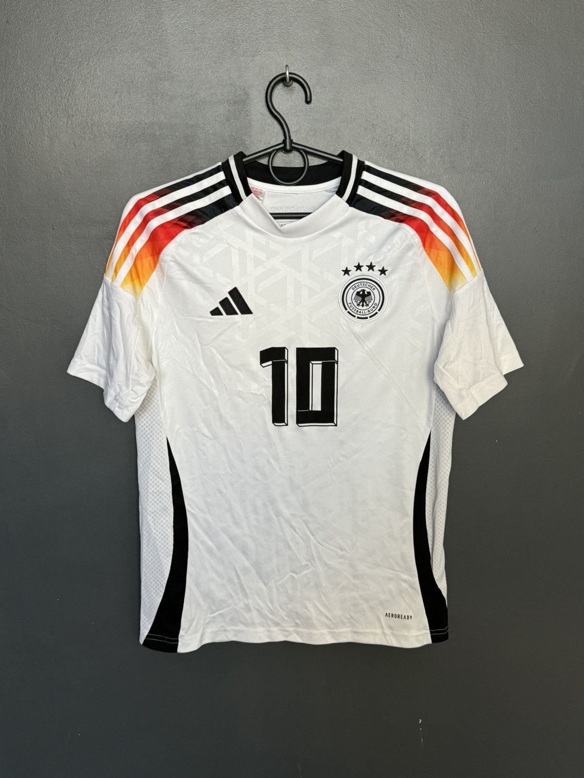 Adidas KIDS Germany 2024 Home Musiala Football Jersey T-Shirt Size US XS / EU 42 / 0 - 2 Thumbnail